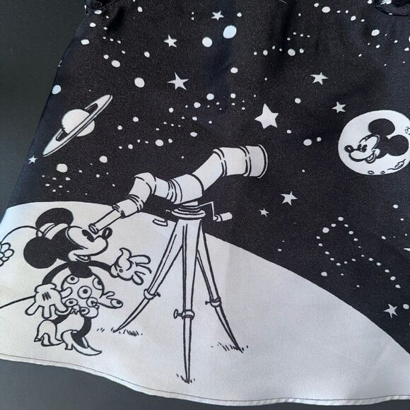Pippa & Julie X Disney Girls Youth Mickey And Minnie Space A-Line Dress Size 2T - Picture 2 of 5
